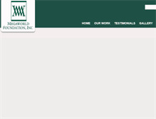 Tablet Screenshot of megaworldfoundation.com